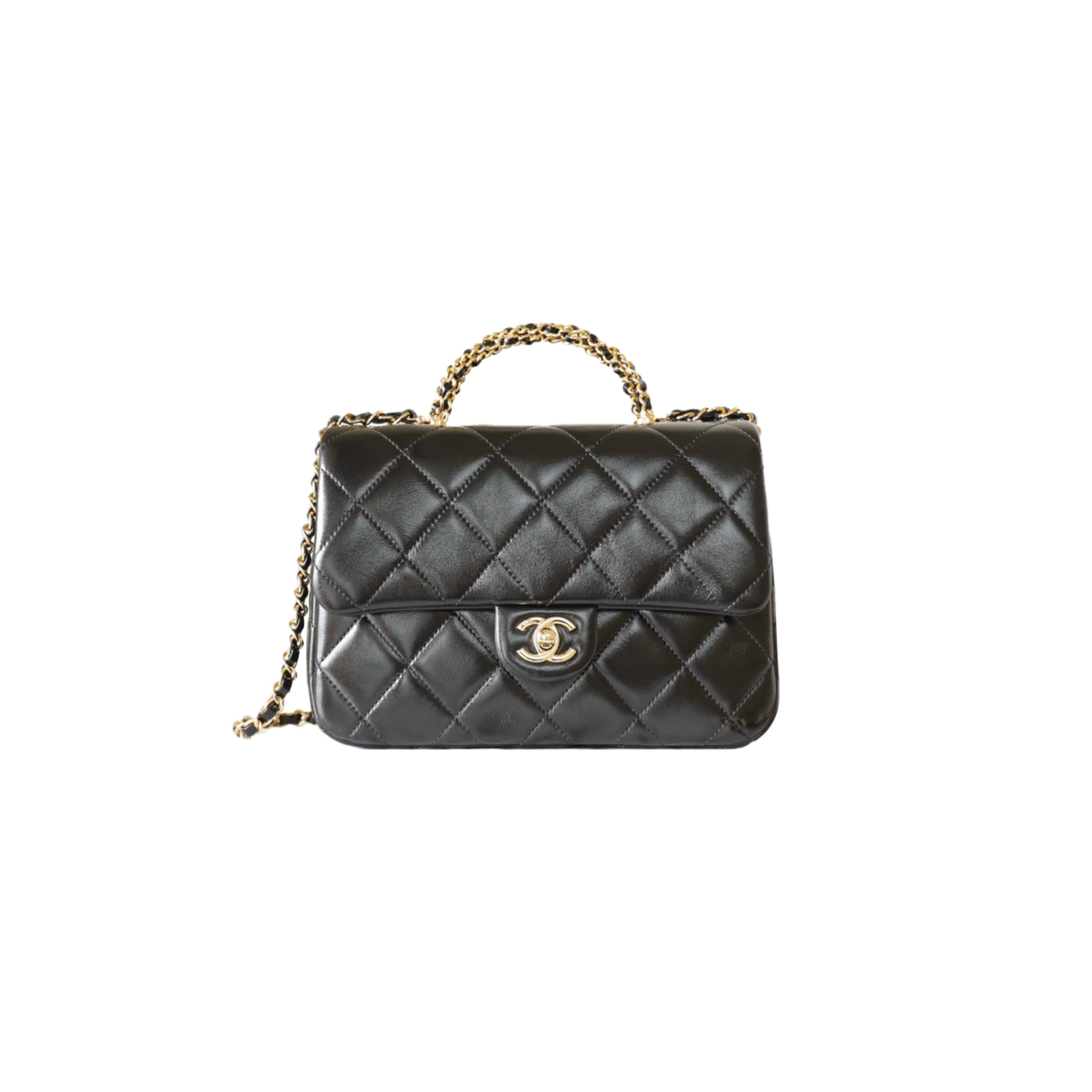 CHANEL MASTER FLAP BAG WITH TOP HANDLE (25*17*8cm) 